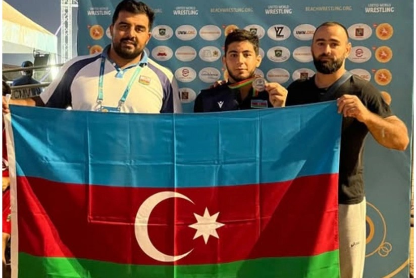 Çimərlik güləşçimiz Dünya Seriyasının III mərhələsində uğurlu çıxış edib